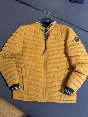 NO EXCESS Herren Steppjacke- Größe M - Farbe Ocker  - Top Zustand