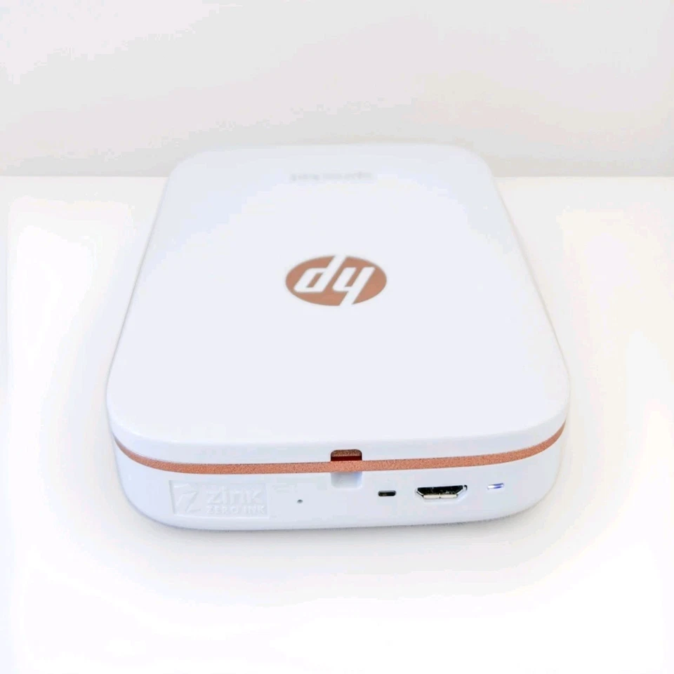 HP Sprocket 100 Printer Portable Color Photo Bundle Case & USB Tested Working  - Image 4 of 4