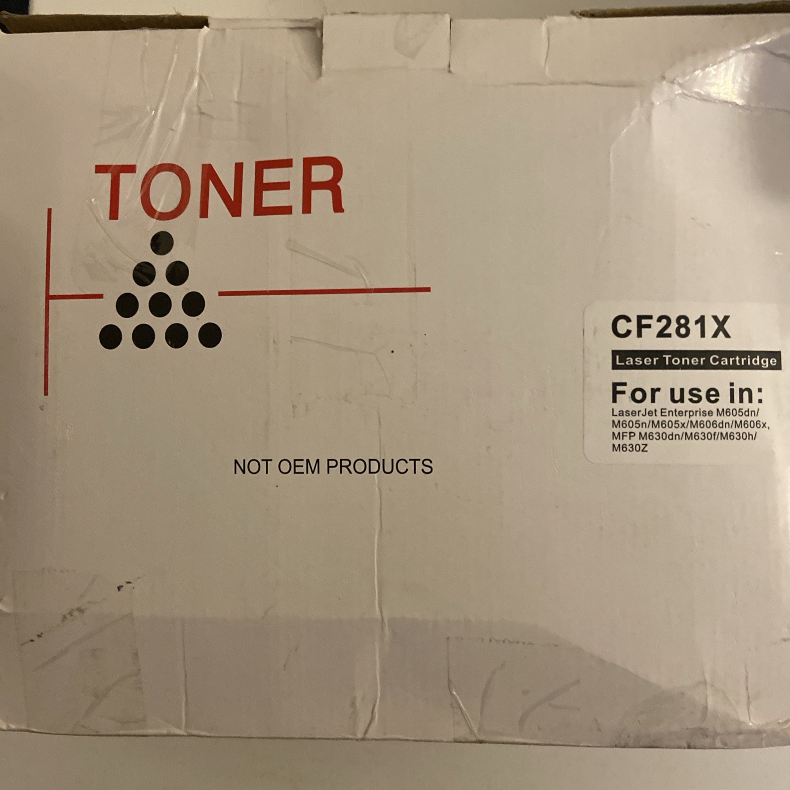 1 Pack CF281X Toner Compatible with HP 81X LaserJet M605 M605n M606 M630h M630z