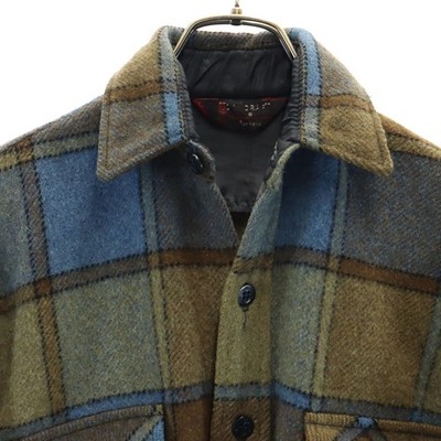 TOWNCRAFT 60s Vintage triangle tag Check Pattern Long sleeve