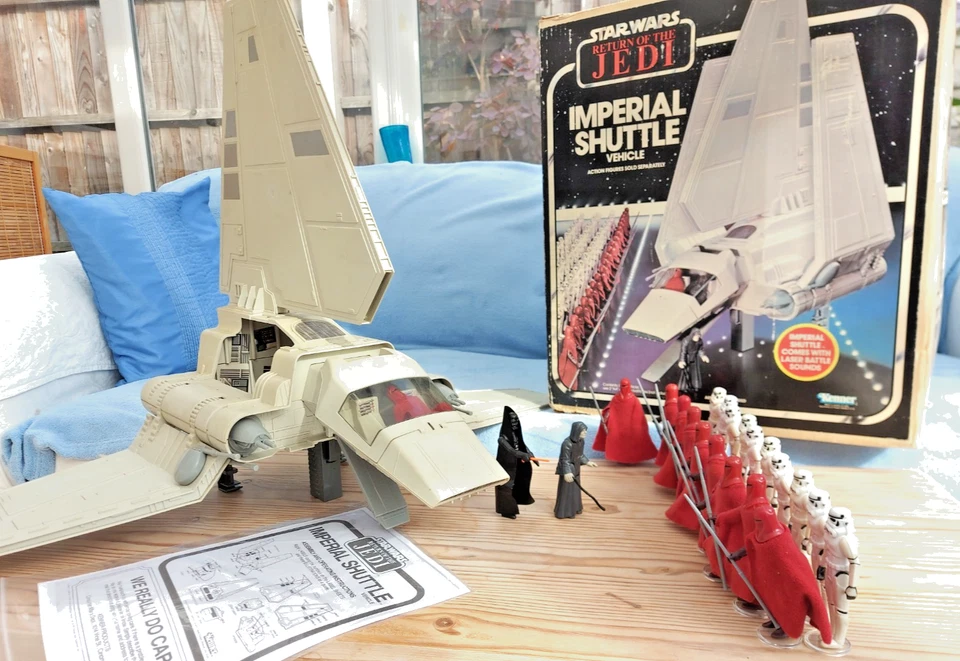 VintageStarWars IMPERIAL SHUTTLE BOXED complete Kenner 1984 figures not included - Image 2 of 4