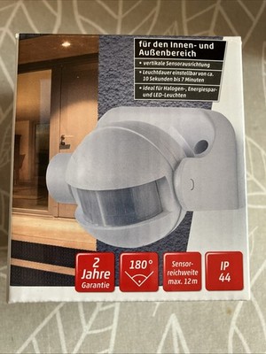 Star Bewegungsmelder 180°, IP44, Reichweite 12 M