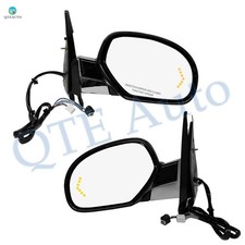 Lh-rh Power Heated Power Folding Turn Signal To 2007-2014 Cadillac Escalade 2pc