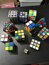 Lot of 12 Twisty Rubik's Cube Duncan Puzzles - Many Different Unique Styles