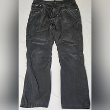 K HL Men  s Gray Outdoor Cargo Pants Hiking Tactical Zip Pockets