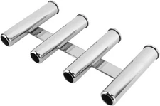 Fishing Boat Rod Holder Stainless Steel 4 Tubes Link for Marine Yacht 4 Rod Pod