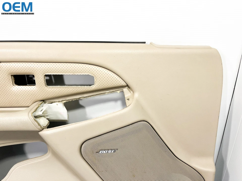 Cadillac Escalade 2003-2006 lado del conductor izquierdo panel puerta delantera moldura pizarra OEM Foto 4 de 4