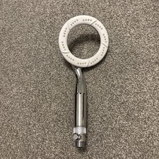 Ecocamel Orbit Shower Head Chrome/ Caravan Motorhome with shut off valve