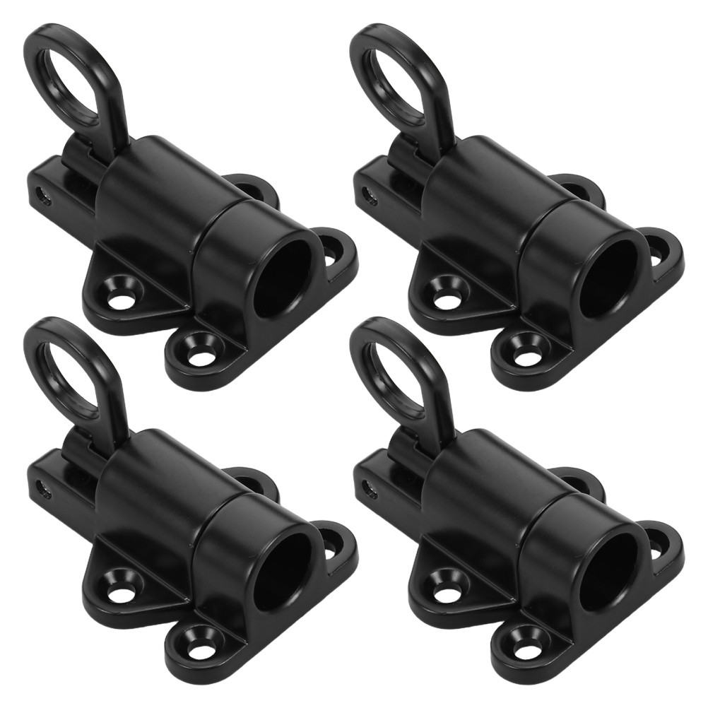 4 Pcs Self Closing Gate Latch Automatic Door Tool Aluminum Alloy Lock