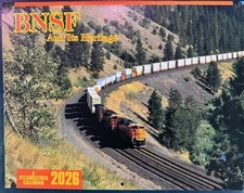 2026 Steamscenes BNSF Calendar