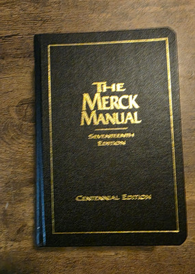 Merck Manual 17th Centennial Edition Hardcover Illustrated Reference
