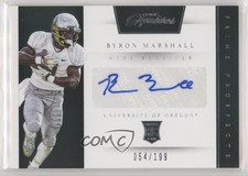 2016 Panini Prime Signatures Prospects 54/199 Byron Marshall #222 Auto z5i