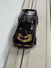 LIGHTED Black Trans Am on a Reconditioned Tyco US1 Electric Trucking Chassis
