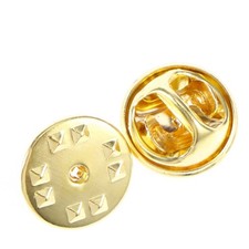 50pcs Brass Clutch Badge Insignia Clutches Pin Backs Replacement