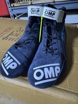 OMP IC0-0824-A01-242-44 First Blue/Cyan Euro Size 43 Mid-Top Driving Shoes