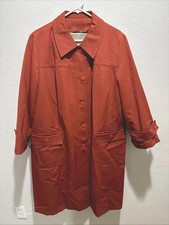 Vintage Forecaster of Boston Women  s Lined Polyester Trench / Overcoat