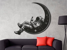 Space Boozer Wall Art | Bar Pub Home Decor | Funky Gift Idea | 25cm