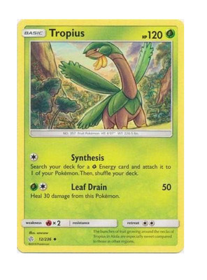 Tropius - 12/236 - Uncommon - Cosmic Eclipse  - NM/M