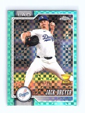 2026 Topps Chrome Jack Dreyer X-Fractor Aqua /199 Rookie Cup Dodgers #52