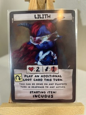 Binding Of Isaac: Four Souls - ALT ART - Lilith - Requiem Kickstarter