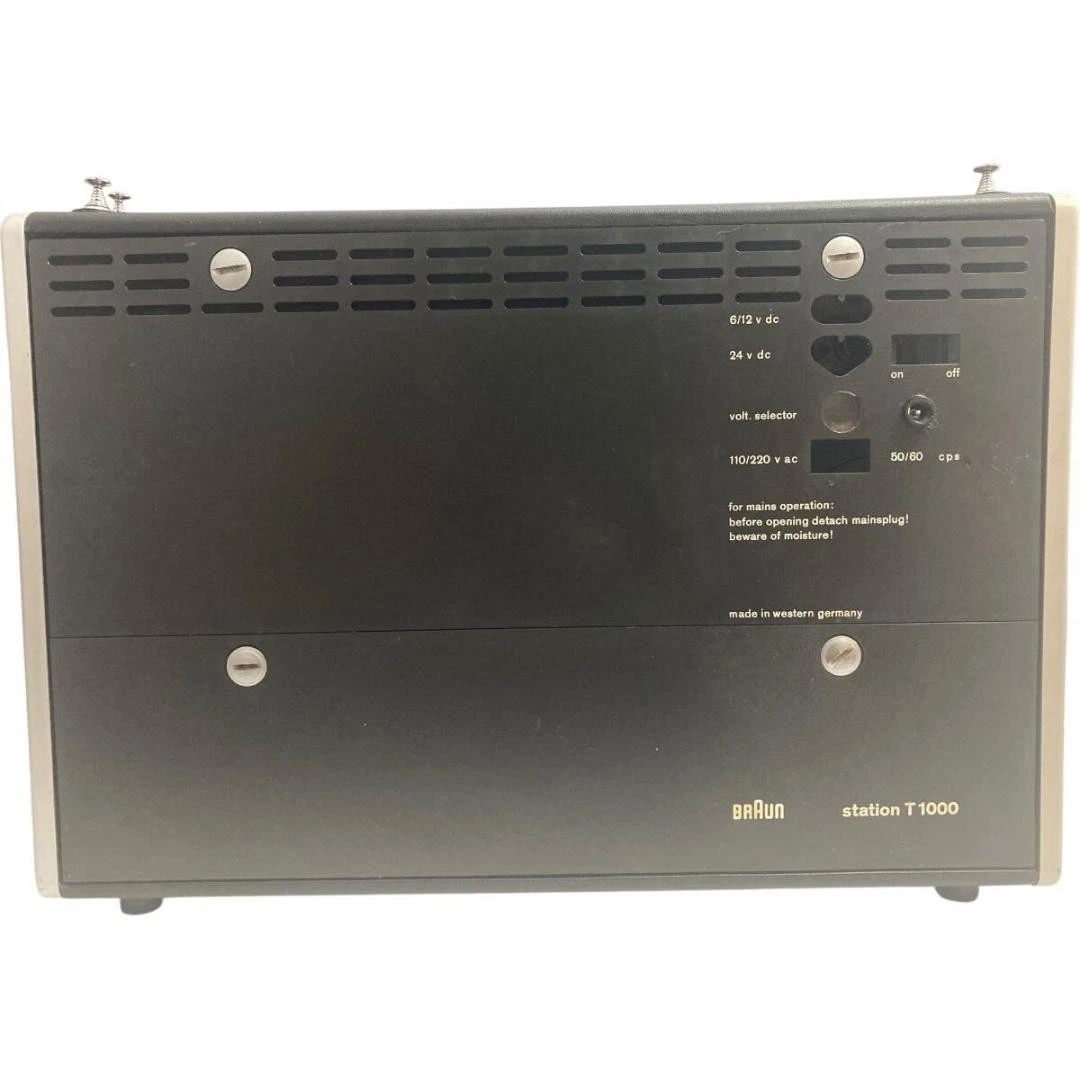 Braun T1000 World Receiver Radio Dieter Rams Design 1963 Vintage