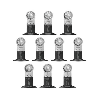 NEW Fein 63502225290 E-Cut Curved HCS Wood Starlock Saw Blade 10PK ~ Free Ship.