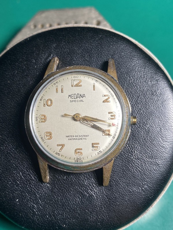 Medana Special (MST 394 movement) Watch Not Working For Part or Repair
