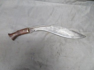 WWI INDIAN GURKA KUKRI KNIFE DATED 1918 RARE