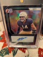 🔥 Kyle Hamilton 2022 SP #/20 Leaf Pro Set BLACK PRIZM *Ravens ALL PRO Safety
