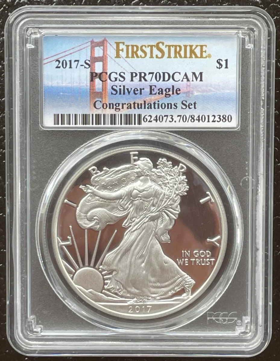 PCGS Certified PR 70 Graded 2017 Silver Bullion Coins for sale | eBay