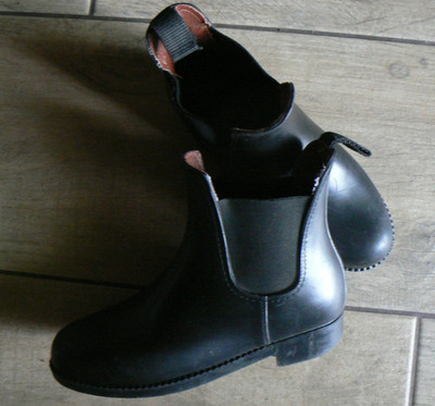 Kinder Reitstiefel Stiefeletten Gr. 33 schwarz , Höhe ca. 16 cm