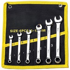 Kombi-Schraubenschl&uuml;ssel-Set 6 mm bis 32 mm Doppelendig spiegelpoliert