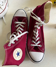 Converse Chuck Taylor All Star Canvas High Top Sneaker Maroon/White M9613