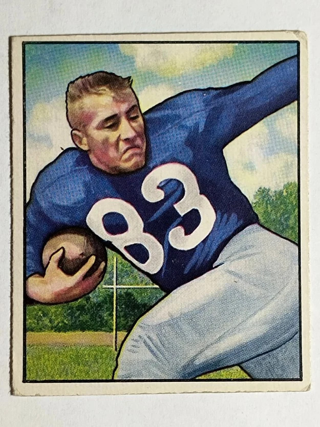 1950 Bowman #83 Lowell Tew RC LOW GRADE
