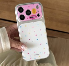 Chic Love Hearts Design Shockproof Case Lens Cover for iPhone 17 16 15 Pro Max