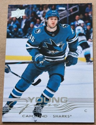 2025-26 Upper Deck Young Guns #242 Cam Lund San Jose Sharks RC