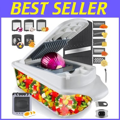 22-in-1 Vegetable Chopper Slicer Set//