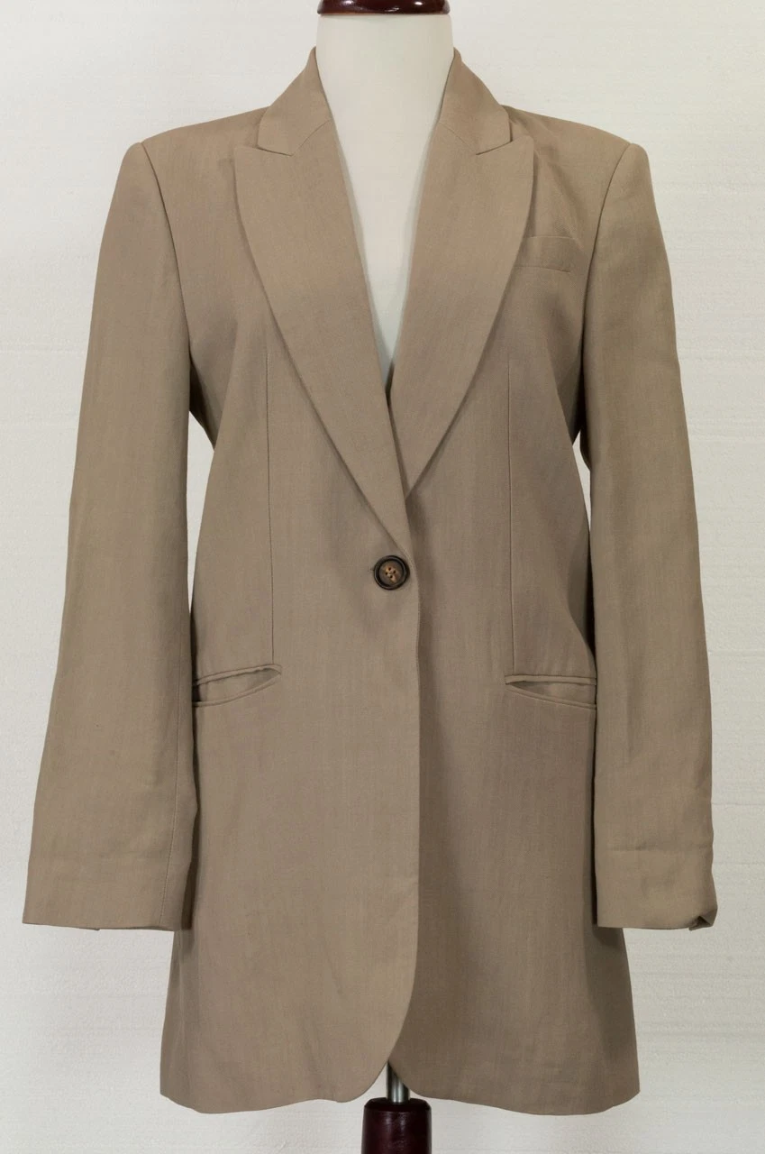 Brunello Cucinelli — NWT $4995 BRUNELLO CUCINELLI VISCOSE/LINEN BLEND BLAZER SIZE 40