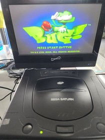 USED AUTHENTIC WORKING -) BUG 1 & BUG TOO! (- GAME DISCS ONLY - SEGA SATURN