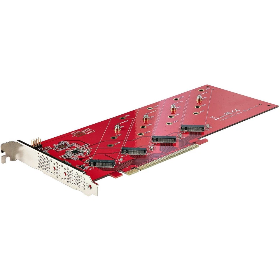 Startech Quad M.2 Pcie Adapter Card (quadm2pciecardb) - Image 2 of 4