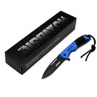 5" Spring Assisted Folding Pocket Knife with Lanyard Strap  Camping EDC Knife — photo 4