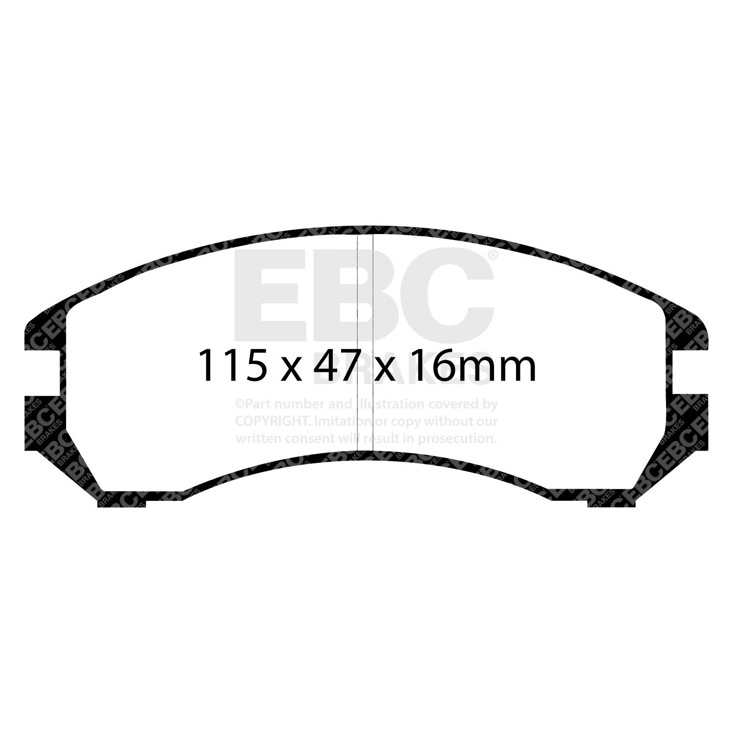 EBC DP2665 BRAKE PAD SET DISC BRAKE Front