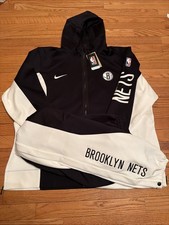 Nike Brooklyn Nets NBA Team Issue Pregame Warmup Jacket & Pants Sets Mens 2XL-T