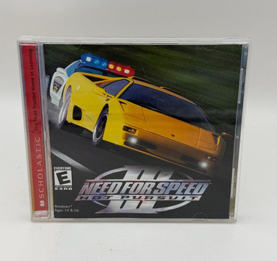 Need for Speed Hot Pursuit III PC CD-ROM Racing Game Scholastic EA Windows