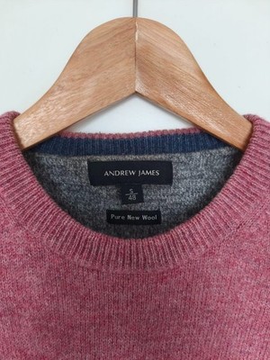 Herren Wollpullover von Andrew James Gr. S, Brust 100/Lange 68