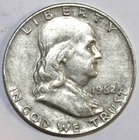 1962-D Franklin Half Dollar - Extra Fine - #2635EB