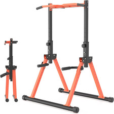 Pull up Dip Station for Home Gym Strength Training Fitness Workout Station Chin-