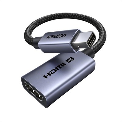 4K 30Hz Mini Displayport auf HDMI Adapter Thunderbolt 1/2, Unidirektional Mini