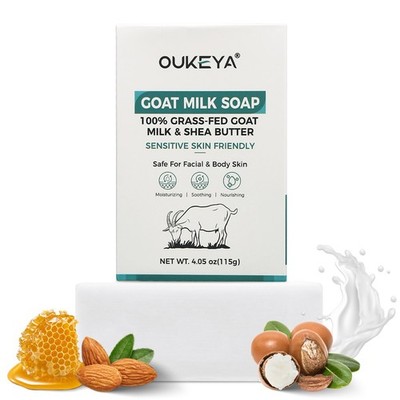 OUKEYA Goat Milk Soaps Moisturizing / Handmade 4.05oz bars