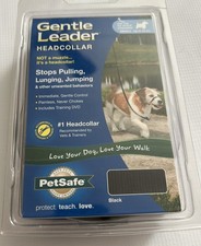 PetSafe Gentle Leader Headcollar BLACK No-Pull Dog SMALL UP TO 25 lbs New